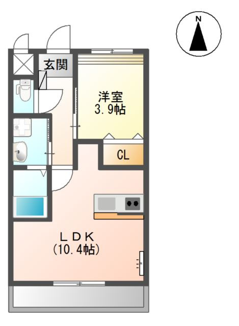 sun fitの間取り
