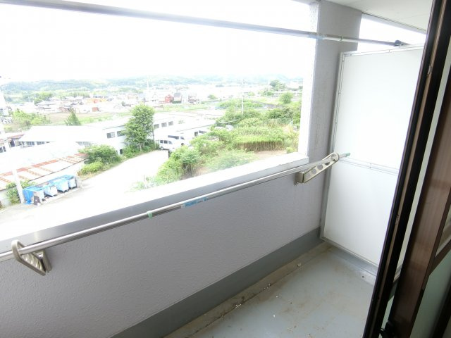 小林マンションのバルコニー