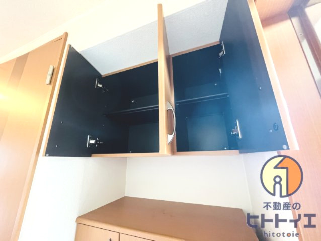 エバーグリーン国武の玄関|玄関シューズボックスです♪(上段)