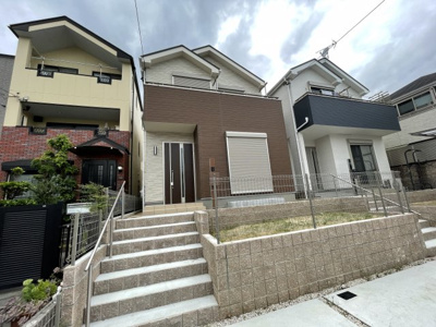 【前面道路含む現地写真】 | 名東区松井町　全2棟　1号棟＜仲介手数料無料＞高針小・高針台中　新築一戸建て | 11/3撮影
名東区の不動産売買の事ならマックスバリュで住まい相談エムワイホームにお任せください。