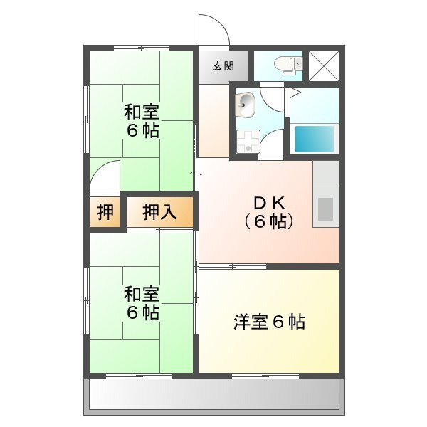 アスカ Ⅱの間取り