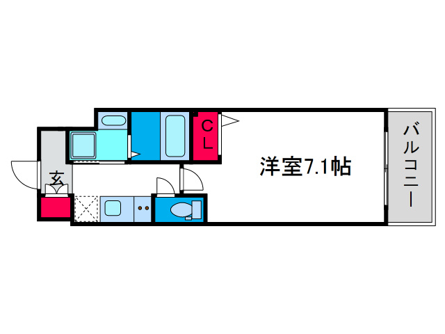 LIVIAZ NAMBA AIRYの間取り