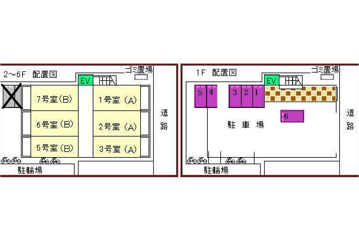 ネオ・グランツ高井田の駐車場