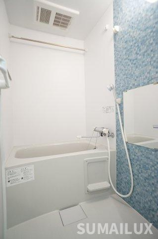 熊本市中央区本荘町のアパートの浴室