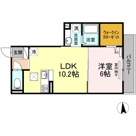 メセナ吉行の間取り