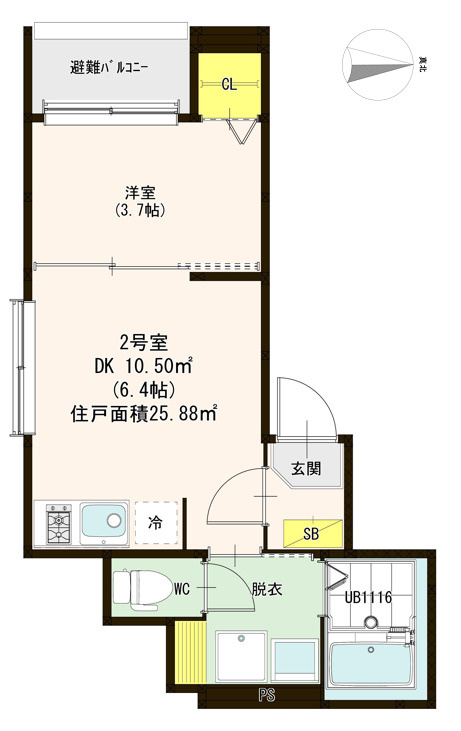 ボアソルテの間取り