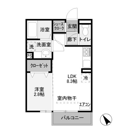 【間取り】 | プレシャス上大島Ⅰ