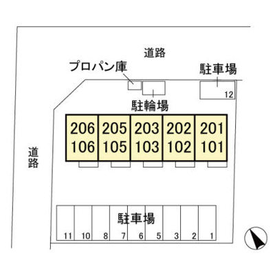 【区画図】 | プレシャス上大島Ⅰ
