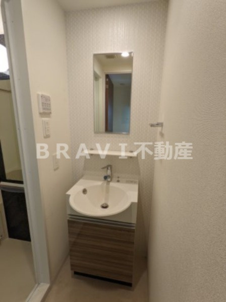 エスリード谷町四丁目 BRAVI不動産の独立洗面台
