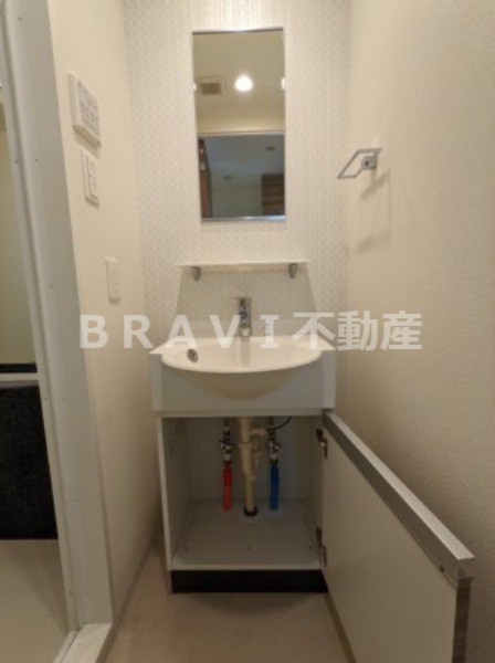 エスリード谷町四丁目 BRAVI不動産の独立洗面台