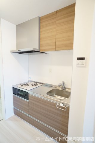 熊本市中央区渡鹿４丁目のアパートのキッチン