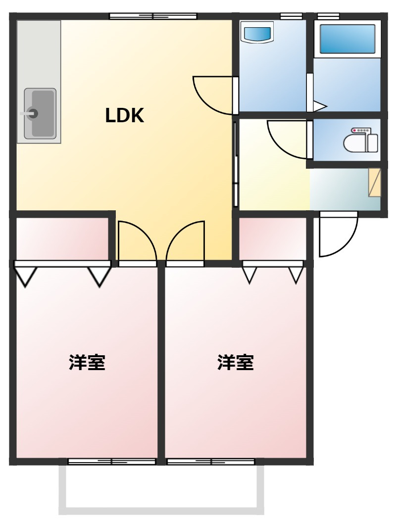 アクティブシティ高屋　Ｃ棟の間取り