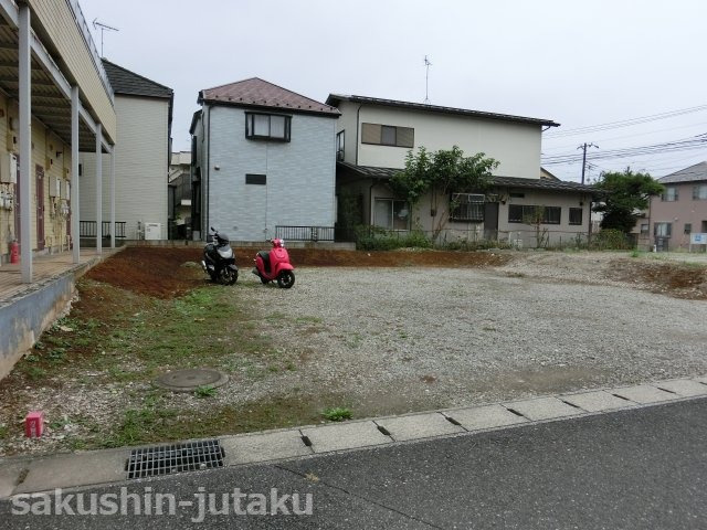 柏井１丁目　売地の外観|柏井１丁目　売地　北東側４ｍ公道面　間口約１４ｍ　建築条件なし　更地　