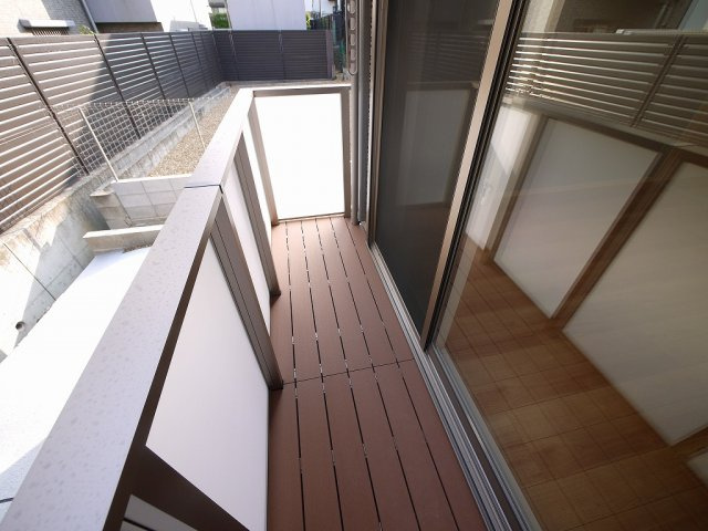 シャーメゾン北市のバルコニー