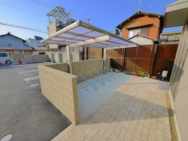 シャーメゾン北市のその他共用部分|駐輪場です