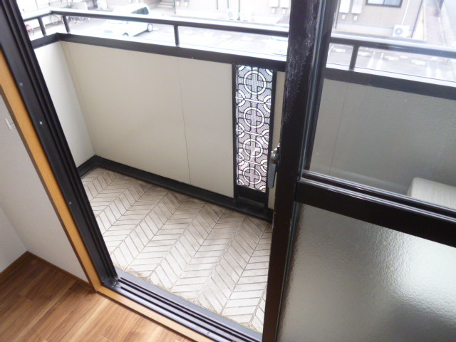 サンセール連島Ｂのバルコニー