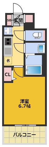 【間取り】 | プレサンス大曽根駅前ファースト | 間取りです。