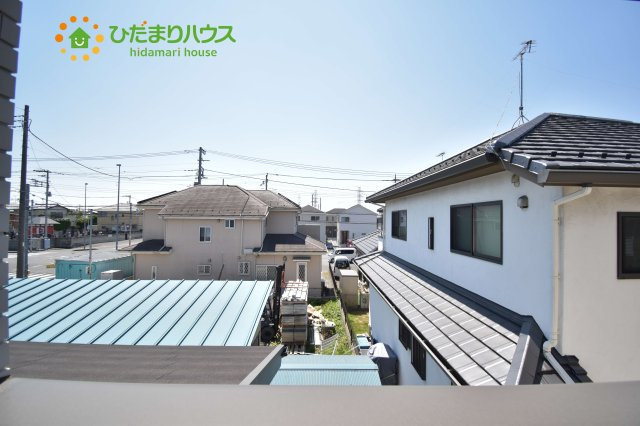 桶川市坂田西3丁目　中古一戸建ての展望|インナーバルコニーなので突然雨が降っても安心です♪