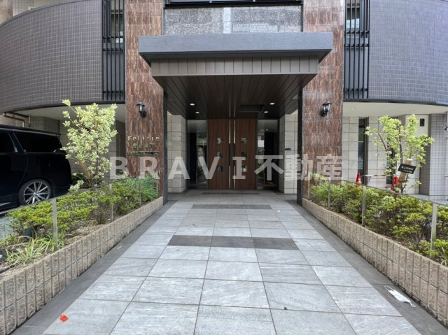 パークフラッツ安堂寺町　BRAVI不動産のエントランス|【パークフラッツ安堂寺町】落ち着いたエントランスです