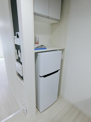 【設備】 | あんしん+上沢駅 | 冷蔵庫スペース（冷蔵庫無料レンタル可）