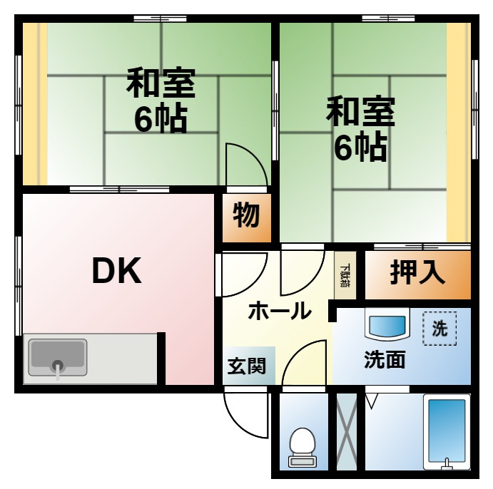 サンビレッジの間取り