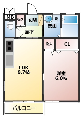 エントピアSの間取り