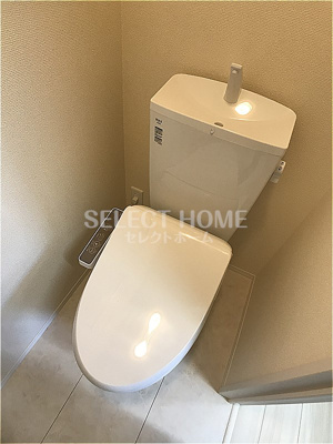 【トイレ】 | Ｌｉｖｉｎｇ岡崎駅前 | シンプルで使いやすいトイレです
