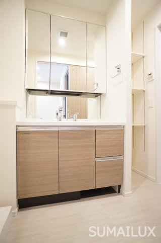 熊本市中央区水道町の賃貸マンションの独立洗面台