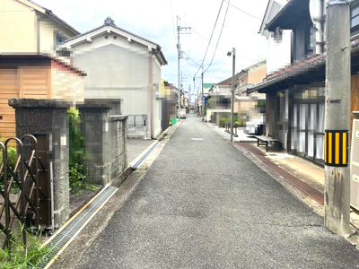 【前面道路含む現地写真】 | 磯城郡田原本町【建築条件無し】【更地】