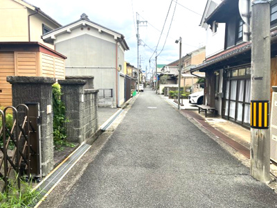 【前面道路含む現地写真】 | 磯城郡田原本町【建築条件無し】【更地】