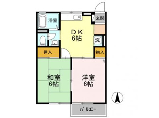 【間取り】 | サニーハイツ中村