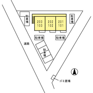 【区画図】 | サニーハイツ中村