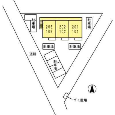 【区画図】 | サニーハイツ中村