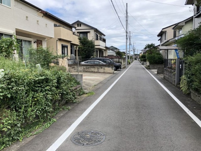 【前面道路含む現地写真】 | つくば市赤塚売地