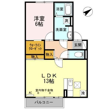 イーストヒルズ高松の間取り