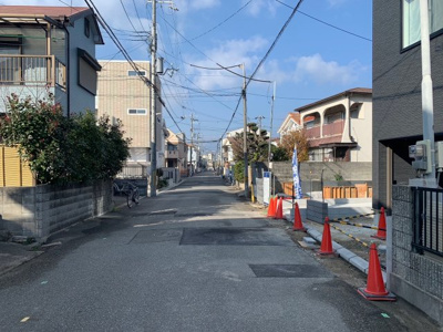 【前面道路含む現地写真】 | PLAISIR津門宝津町A号地