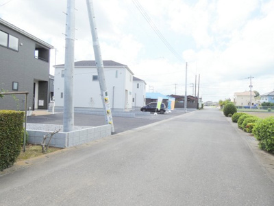 【前面道路含む現地写真】 | 小山市乙女第6 | ◆接道　北西5.8ｍ公道◆