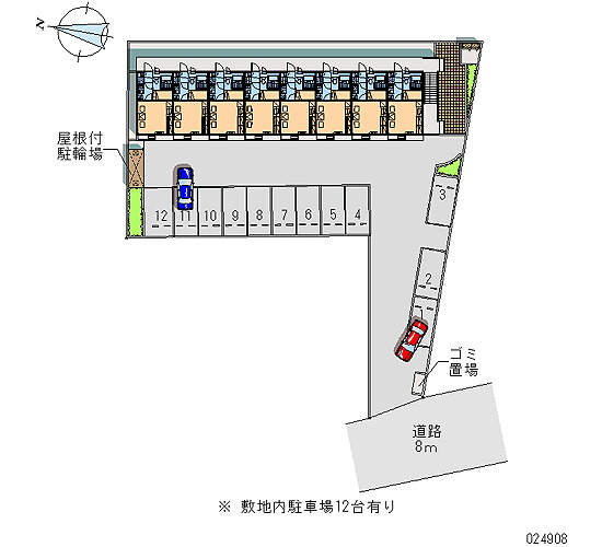 レオパレスティンカーベルの区画図|画像4