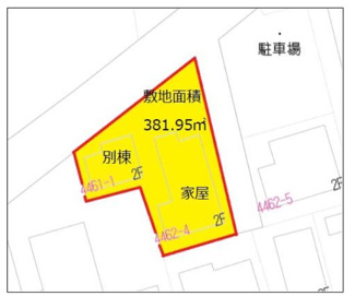 【区画図】 | 近江八幡市安土町下豊浦　中古戸建