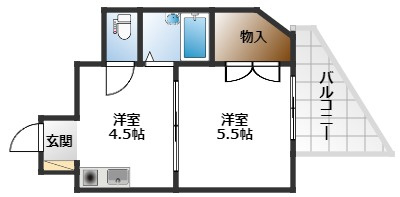 【間取り】 | サウスコート23