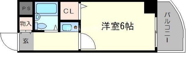 大国町青山ビルの間取り