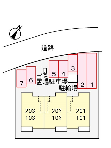 エスポワールの区画図
