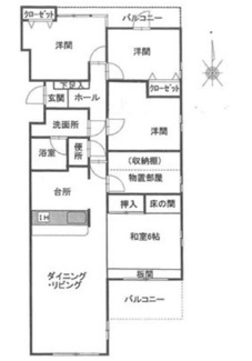 【間取り】 | ハウスバーンフリート青崎