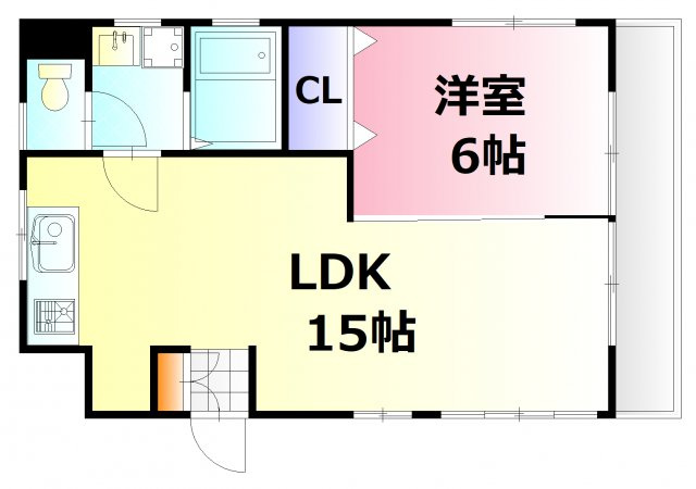 【間取り】 | Qハイツ大内