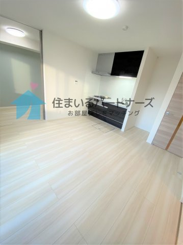 久留米市御井町のハイツの居間・リビング|おしゃれな居間です