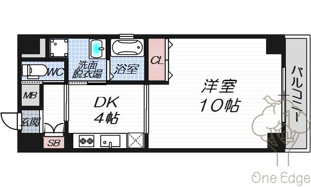 エクセレント天神橋の間取り