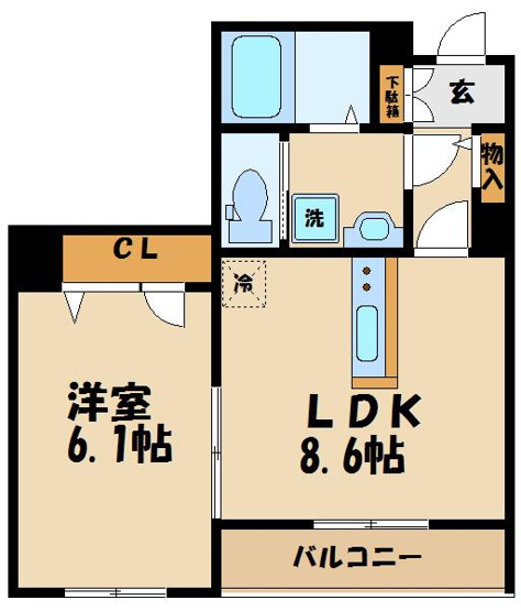 【間取り】 | ピエス南烏山