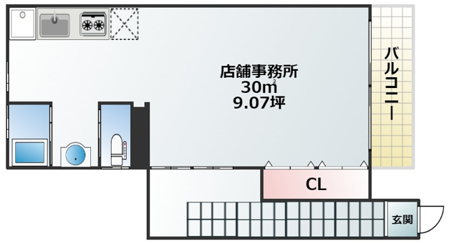 【間取り】 | 菅栄町貸家2階部分