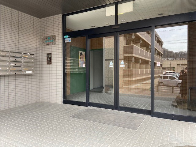 グリーンパーク西木田の外観|マンション入り口