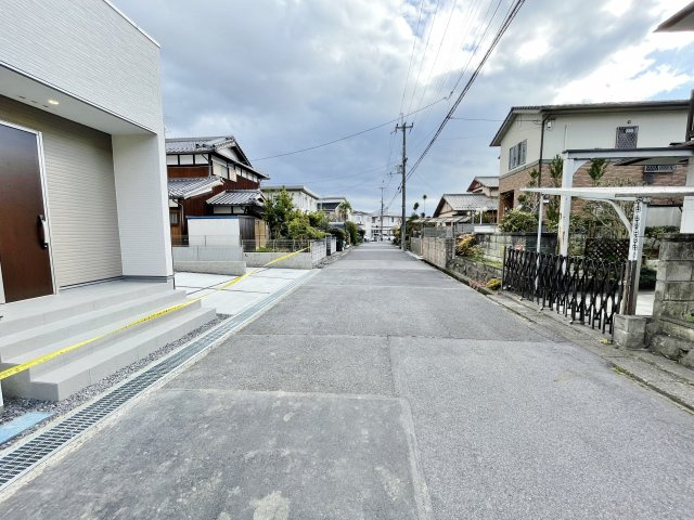 ★限定２区画★陽当たり良好３ＳＬＤＫ★駐車２台可能★リナージュ大津市向陽町２１-１期の前面道路含む現地写真|前道